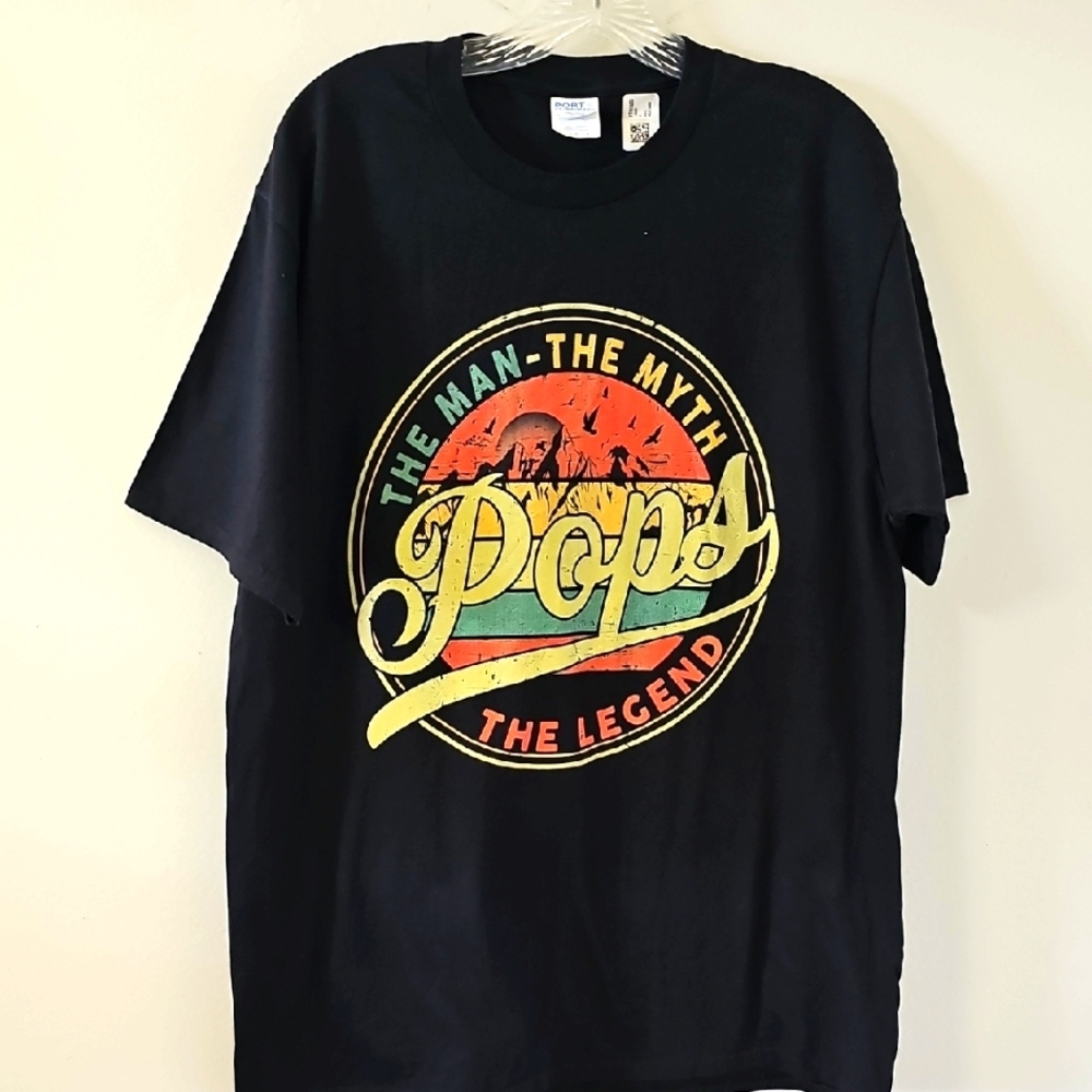 Black Graphic Tee‎ - The Man, The Myth, The Legend